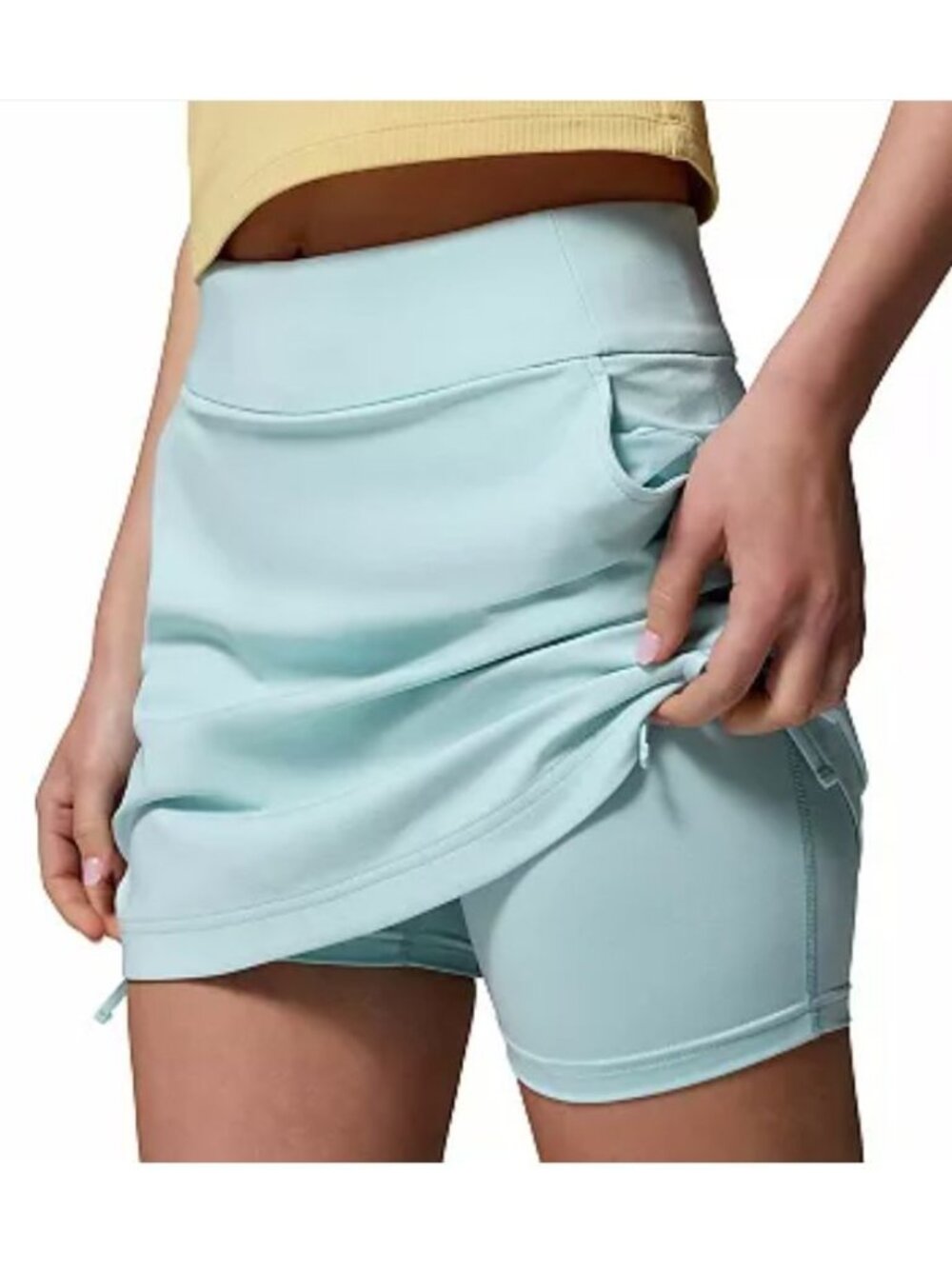 Columbia Women’s Aqua Blue All Seasons Ruched Athletic Skort Size XL